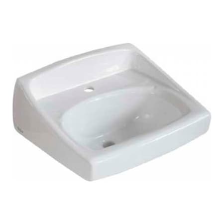 Distribution Point American Standard 0356.421.020 Lucerne Wall-Hung Sink, Single Hole Faucet 0356.421.020
